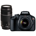 BestBuy限时促销Canon EOS Rebel T100 DSLR Camera with 18-55mm/75-300mm Lenses