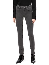 CK女装super skinny seattle grey jeans