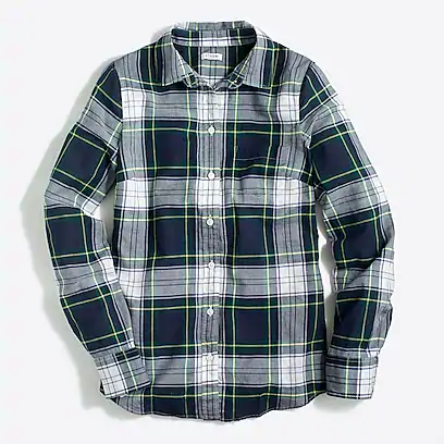 JCrew工厂店Plaid shirt