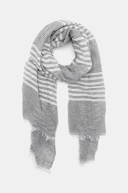 围巾Oversized Striped Scarf