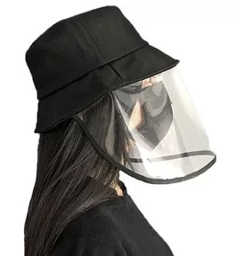 安全防护面罩、渔夫帽热卖 多款可选 有效阻挡飞沫