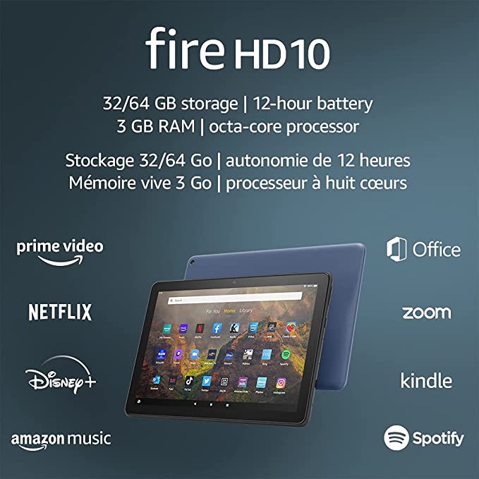 Fire HD 10 平板电脑，10.1 英寸，32 GB，$134.99