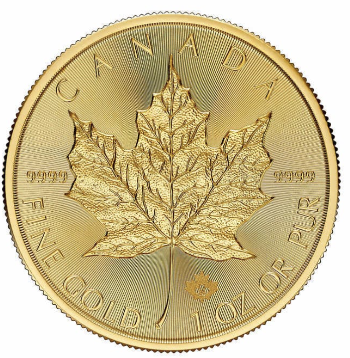 1 盎司2024年加拿大枫叶金币