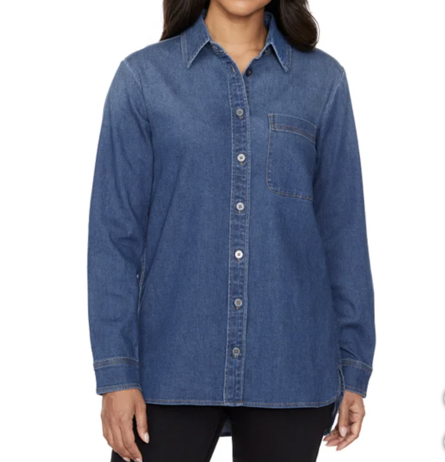 Buffalo女款弹力牛仔衬衫23.99元