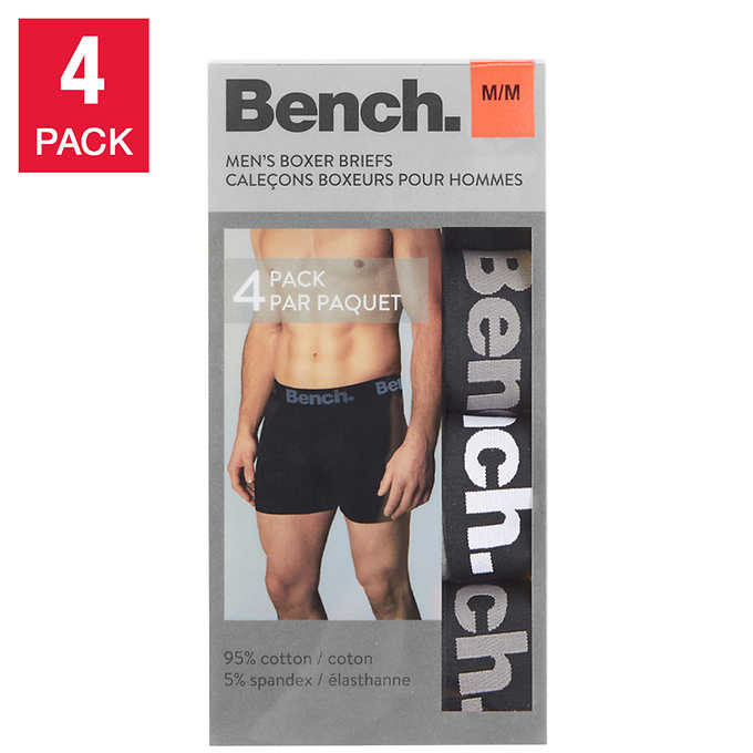 Bench 男士平角内裤，4 件装 - 9.97 加元