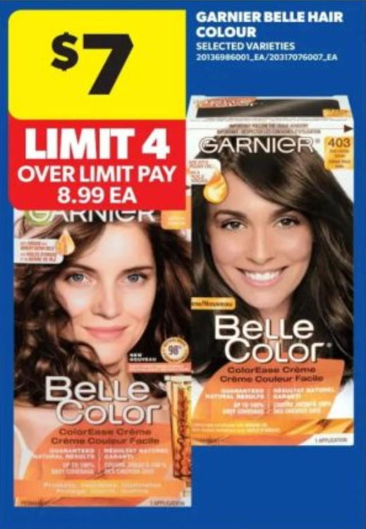 染发剂7元一盒 限购