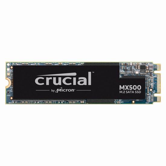 Crucial 镁光 MX500 3D NAND SATA M.2 500GB 卡式固态硬盘