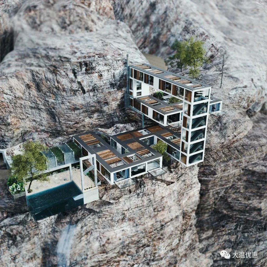 山崖住宅 概念设计 - hhlloo