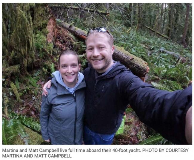 加拿大30岁夫妇卖房买游艇 生活在船上 加拿大30岁夫妇卖房买游艇 生活在船上