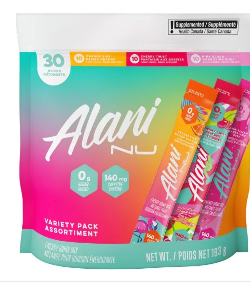 Alani NU能量饮料粉混合装