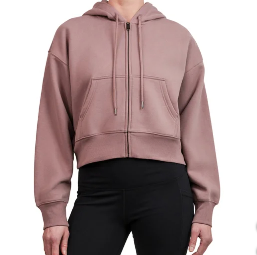 Tuff Athletics 女款拉链短款上衣