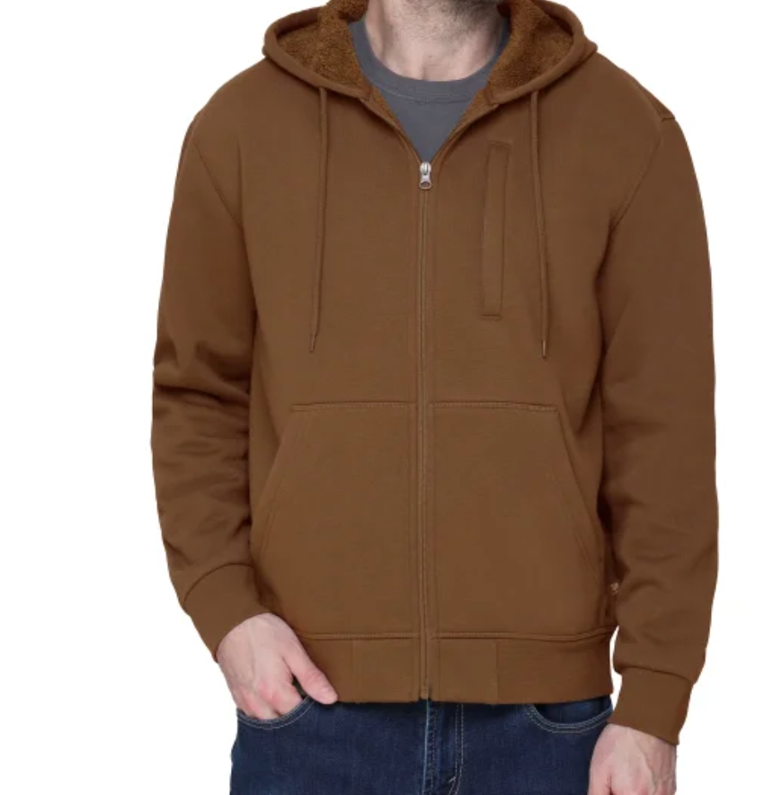 BC Clothing Co. 男士毛绒衬里连帽衫