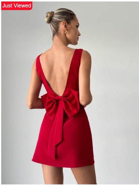 度假露背裙17.96元