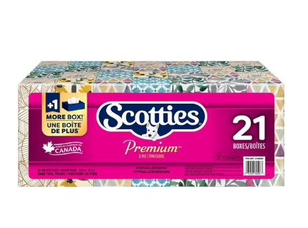 Scotties Premium面巾纸21盒24.99