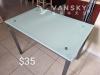 9成新餐桌65*100cm $35