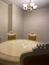 搬家高档大理石餐桌+6椅$200，自取