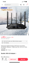 Tenda router with 5GWiFi 仅售$35