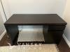 IKEA MALM Black Desk  黑色電腦桌 100元加幣