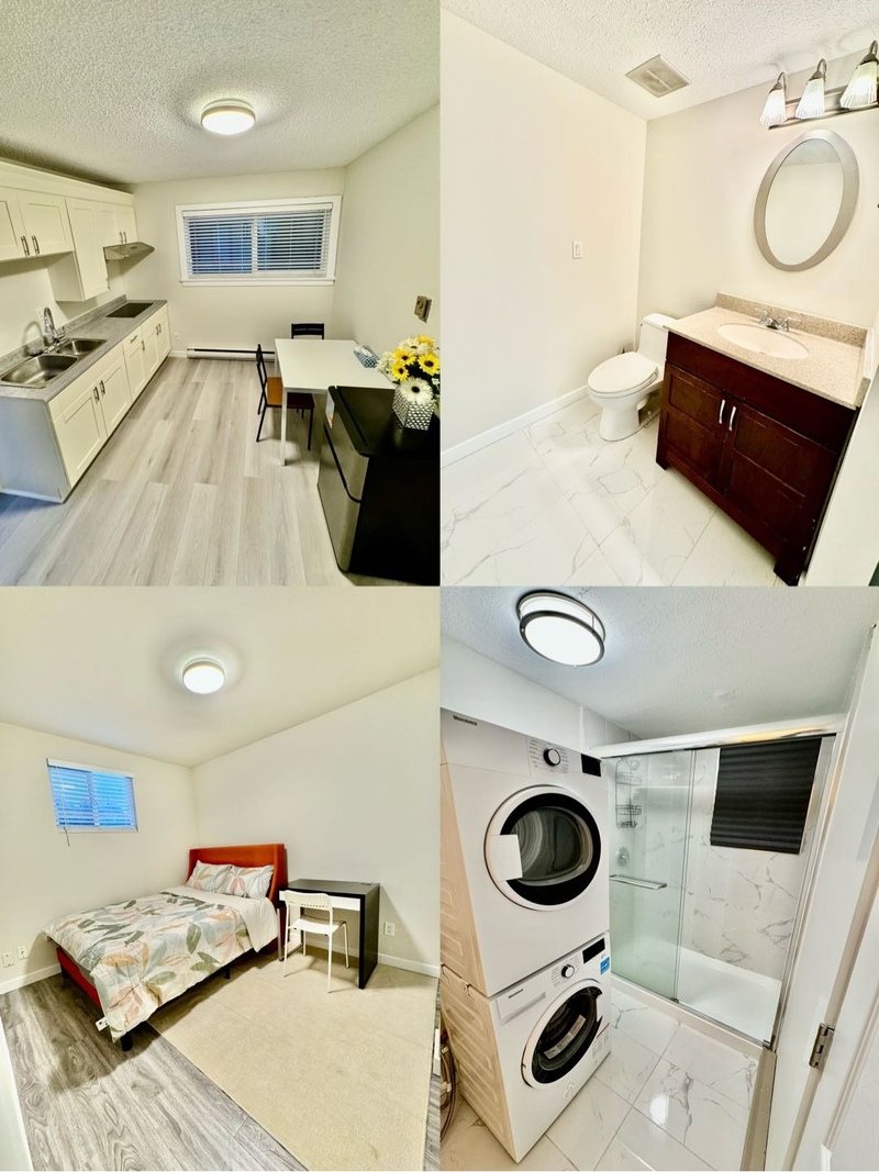 列治文新装修一房一厅带厨房