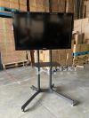 多功能移动名牌电视架带轮子, 9成新 120元