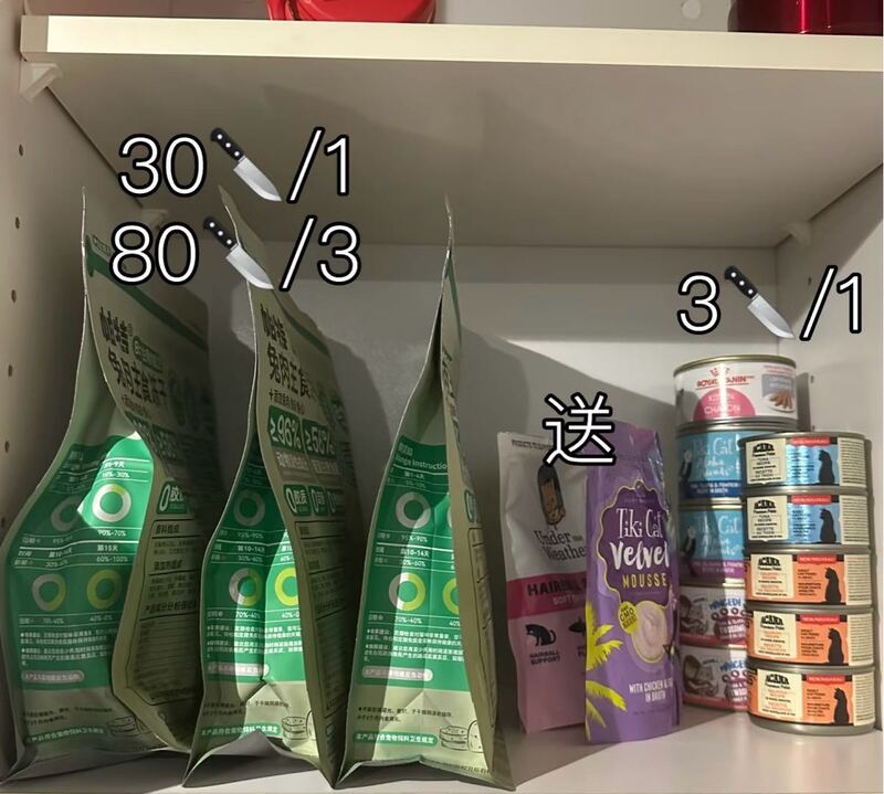 出大量闲置物品