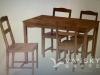 餐桌和四把椅子，九成新