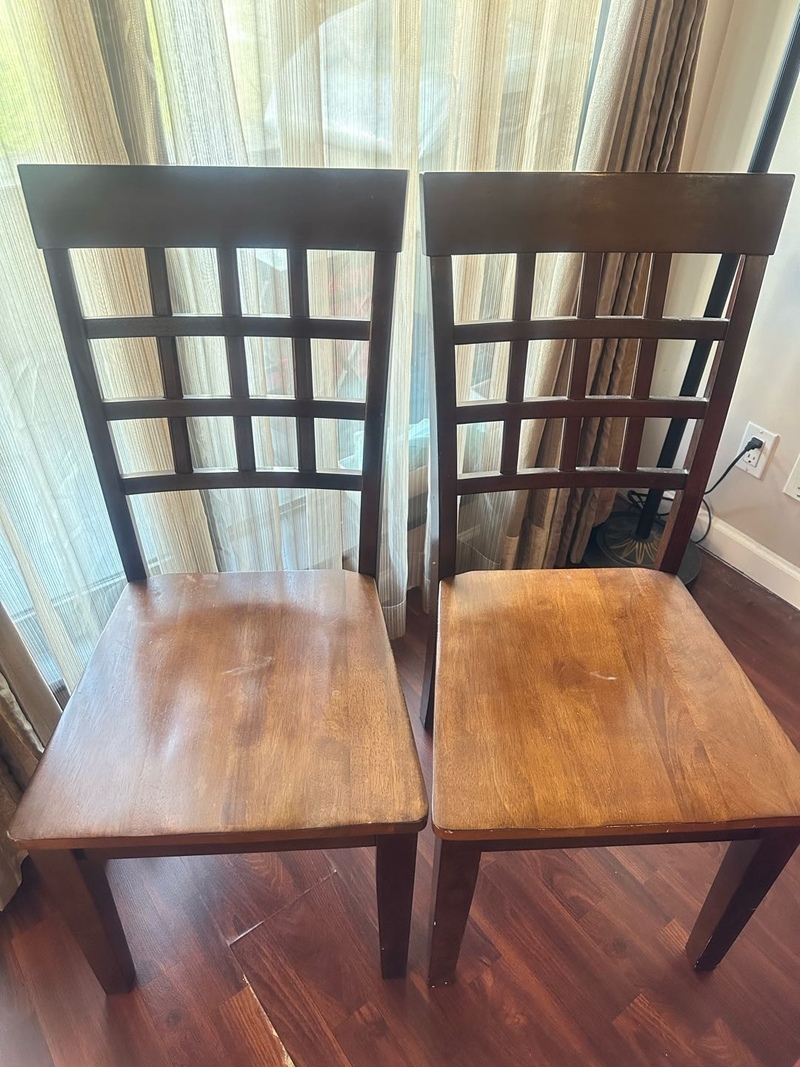 4把实木餐椅