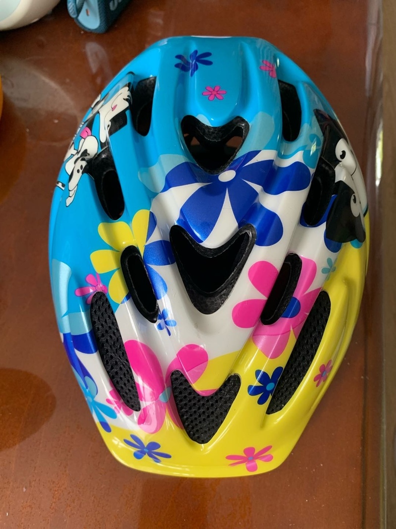 9成新的漂亮儿童自行车帽