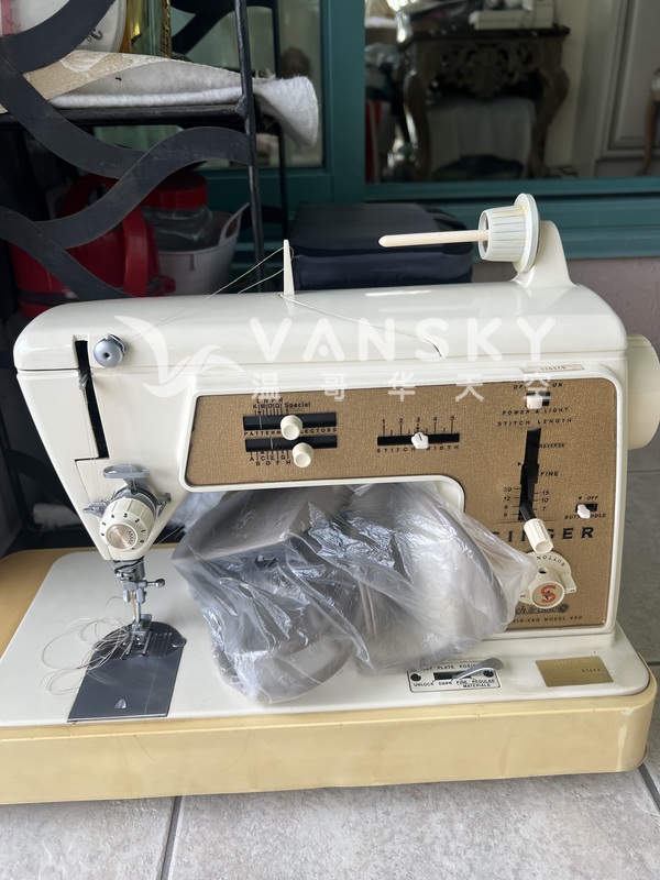卖一台美国产的家用缝纫机