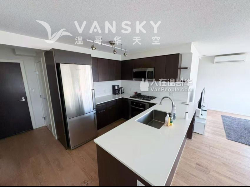 列志文Lansdowne天车站附近二室二卫厅分租次卧