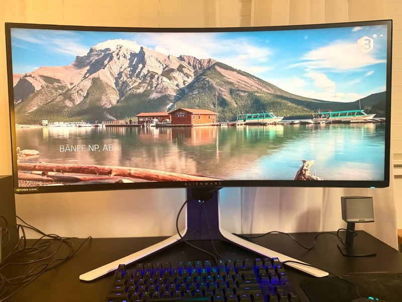 Alienware AW3420DW 34寸曲面电竞显示器