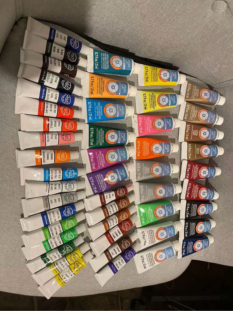 绘画工具涂料颜料套装