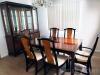 Paramount Dining Table with 6 Chairs and China Cabinet/Hutch