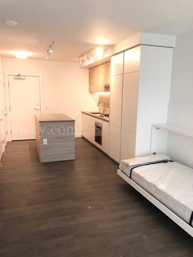 高贵林 Burquitlam 天車站附近包家具1房豪華公寓