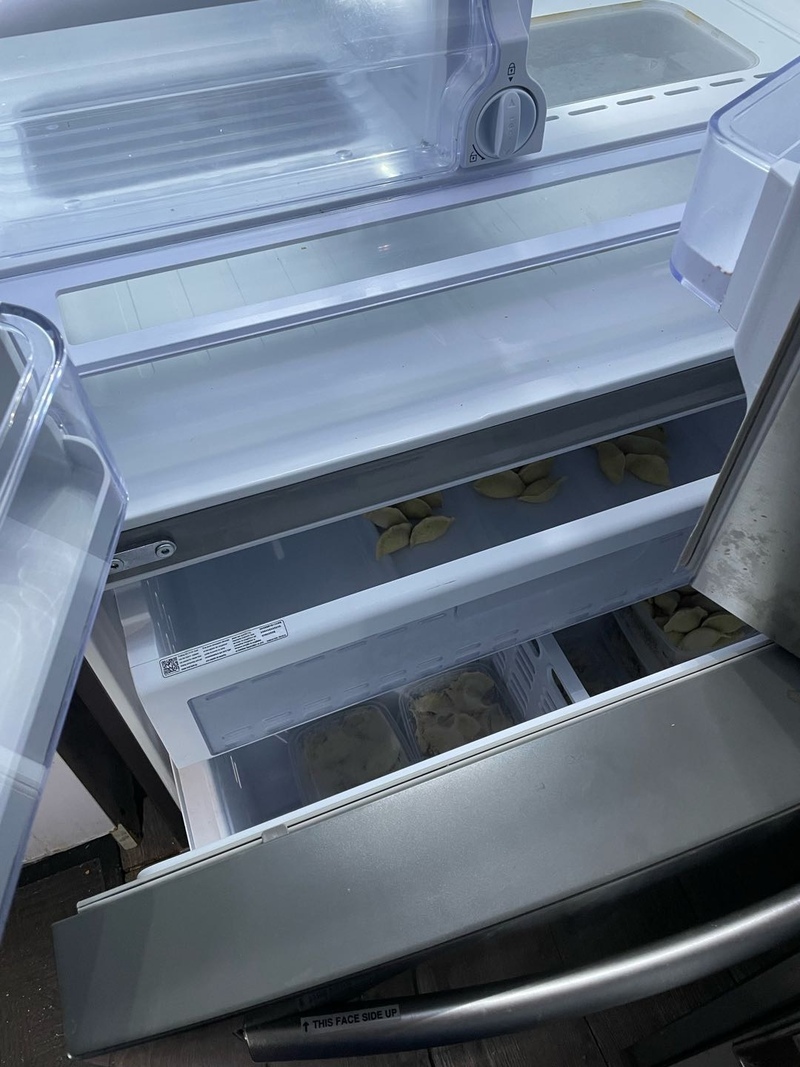 36寸双门三星不锈钢大冰箱