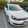 大众2014年白色高尔夫 Golf Hatchback 1.4万公里 自动挡 无事故 售价$20000