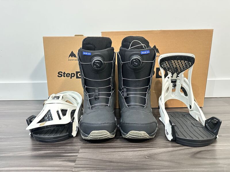 Step On滑雪鞋+固定器9成新9码