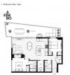 Brentwood 大阳台2房1den新高层公寓出租 9月入住