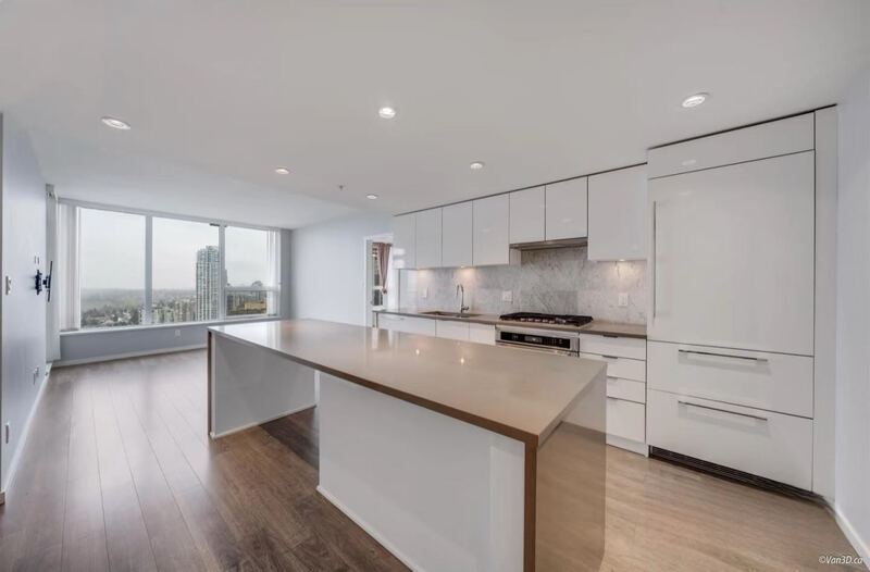 本拿比高层空调两房两卫出租位置方便 近天车站公车站可小型猫狗