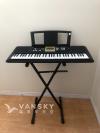 雅马哈PTY-220，几乎全新电子琴连琴架，$50刀自取。