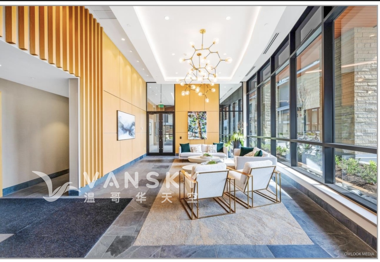 UBC 豪华水泥公寓分租 主卧