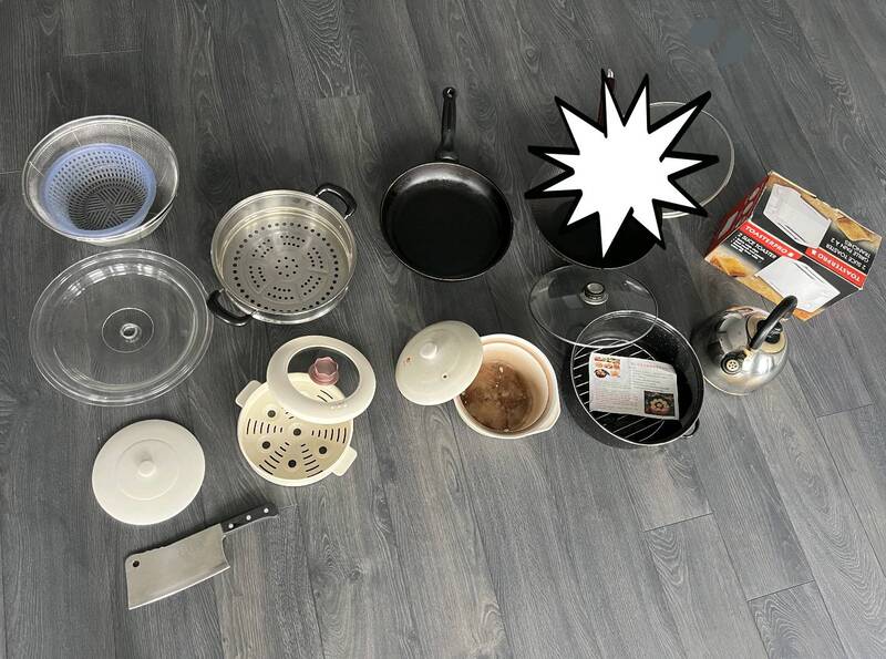 回流甩卖厨房用品（大多新的，部分购自日本）