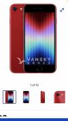 128g 99新 无任何划痕的红色iPhone SE 3代!!  $300不议价（burnaby当面交易验货）