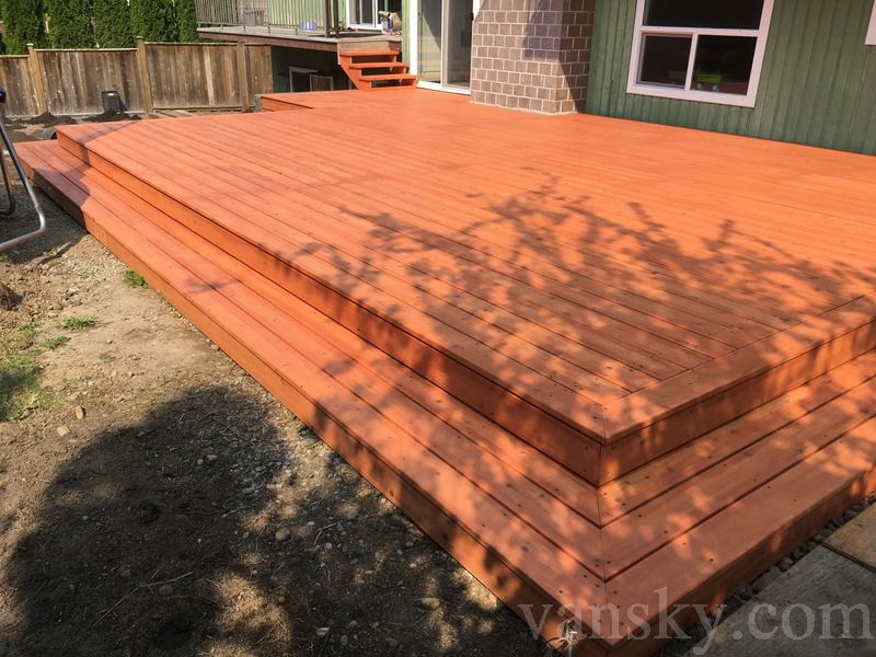 我们做：地砖、墙、deck、路、围栏