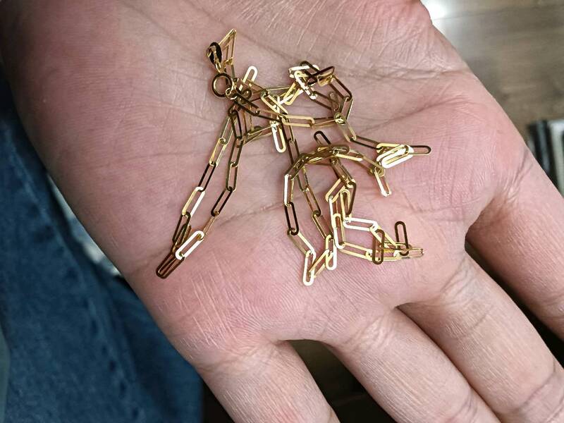 18K全新金项链